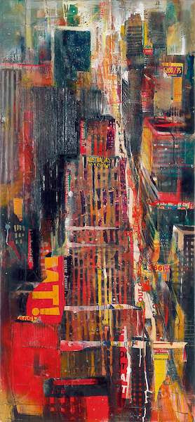 50cm x 100cm N.Y. the great von VOGEL