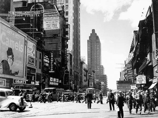 80cm x 60cm New York, 42nd Street von LIBY