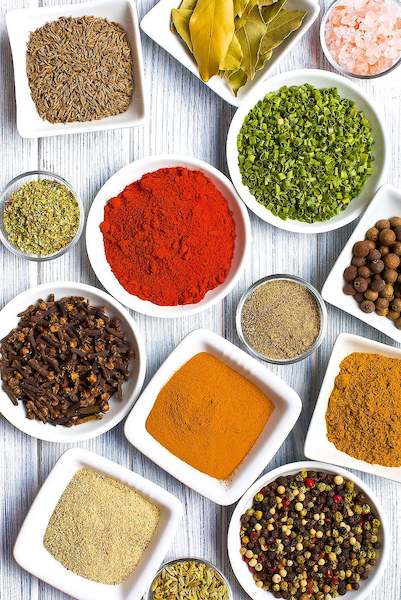 Array Colorful Spices And Herbs von Jiri Hera