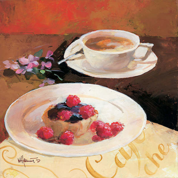 70cm x 70cm Coffee time III von Willem Haenraets