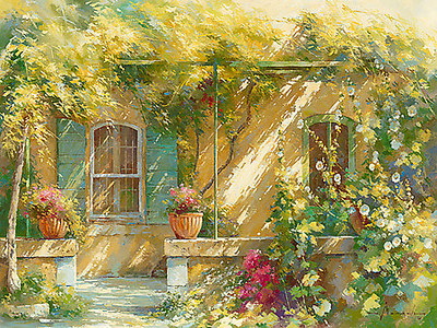 40cm x 30cm Mas Lou Figoulon von Johan Messely