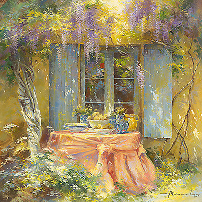 30cm x 30cm Couleurs du printemps  von Johan Messely