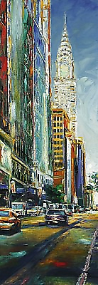 34cm x 99cm Leaving Bryant Park von SCHMIEDEKAMPF