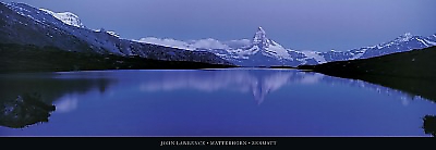 95cm x 33cm Matterhorn, Zermatt von LAWRENCE