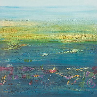 Array Blue Landscape von Rose Richter-Armgart