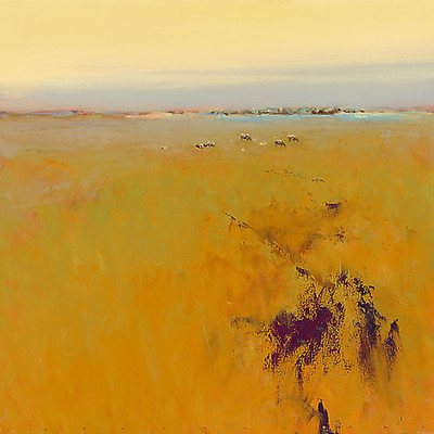 Array Meadow in warm Colors von Jan Groenhart