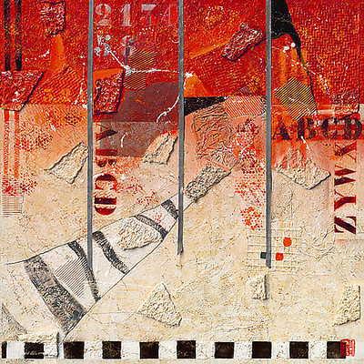 100cm x 100cm Untitled III von Nomden,Dinie