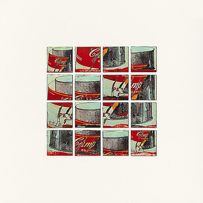 100cm x 100cm Tomato Soup by JC, d’après A.Warhol von Jean Cosentino