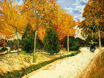 Array Park im Herbst von Vincent Van Gogh