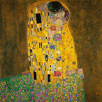 Array Der Kuß von Gustav Klimt