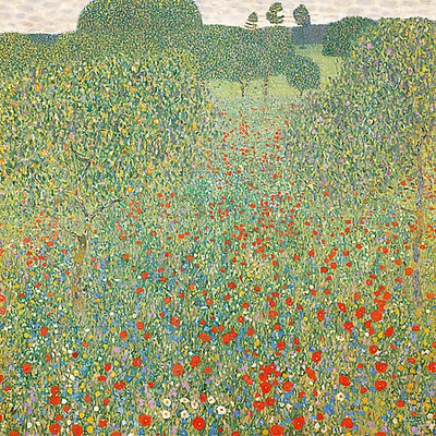 Array Mohnwiese von Gustav Klimt