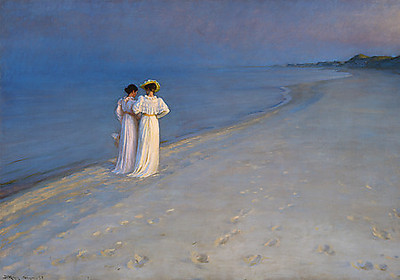 Array Sommerabend bei Skagen von Peter Severin Kroyer