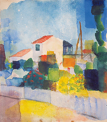 Array Das helle Haus von August Macke