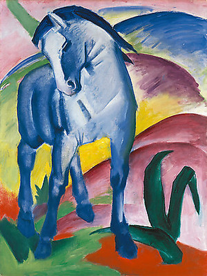 Array Blaues Pferd von Franz Marc