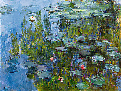 Array Seerosen (Nympheas) von Claude Monet