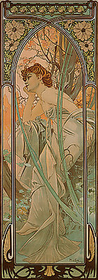 Array Abendträumerei von Marie Alphonse Mucha