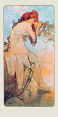 Array Sommer 1896 von Marie Alphonse Mucha