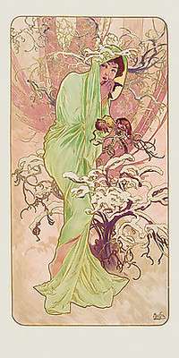 Array Winter 1896 von Marie Alphonse Mucha