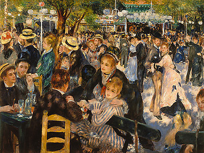 Array Ball auf dem Montmarte von Pierre Auguste Renoir