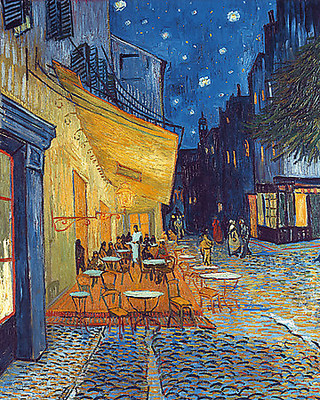 Array Café-Terrasse am Abend von Vincent Van Gogh