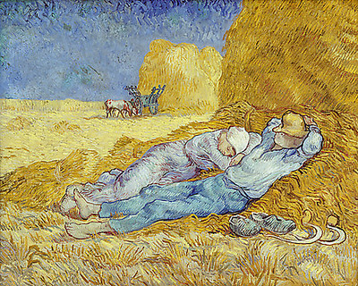 Array Das Mittagsschläfchen von Vincent Van Gogh