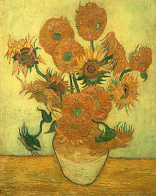 Array Vierzehn Sonnenblumen 1889 von Vincent Van Gogh