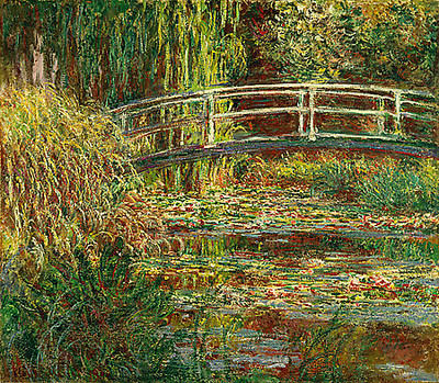 Array Seerosenteich, Harmonie in Rosa von Claude Monet