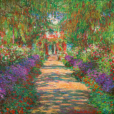 Array Garten in Giverny von Claude Monet