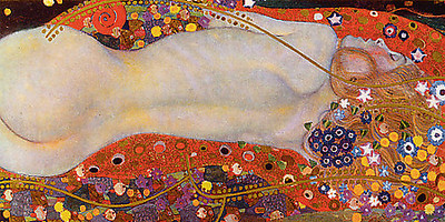 Array Wasserschlangen II von Gustav Klimt