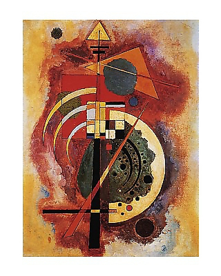 40cm x 50cm Hommage a Grohmann von KANDINSKY