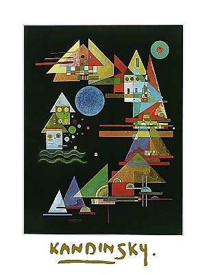 60cm x 80cm Spitzen im Bogen, 1927 von KANDINSKY