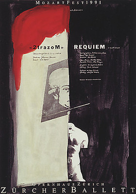 70cm x 100cm Requiem von Karl Domenik Geissbühler