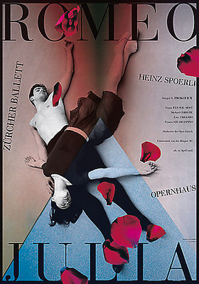 70cm x 100cm Romeo und Julia von Karl Domenik Geissbühler