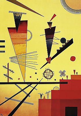 70cm x 100cm Struttura allegra von Wassily Kandinsky