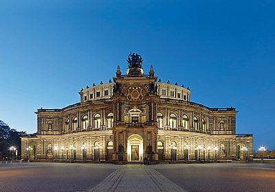 150cm x 105cm Semper Oper Dresden von Rolf Fischer