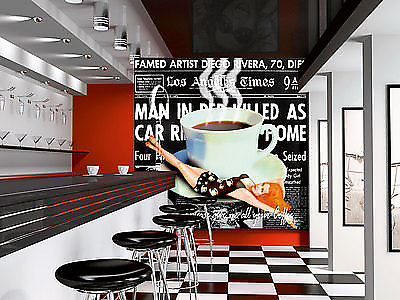 70cm x 70cm Give me all your coffee von TERRANI,MARCEL