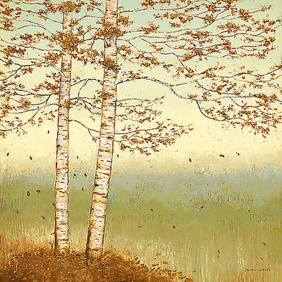 Array Golden Birch I with Blue Sky von James Wiens