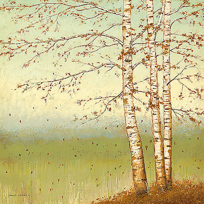 Array Golden Birch II with Blue Sky von James Wiens