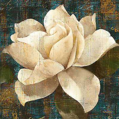 Array Gardenia Blossom Turquoise von Albena Hristova