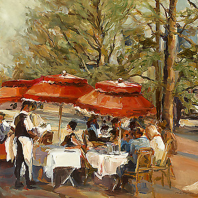 Array Lunch on the Champs Elysees von Marilyn Hageman