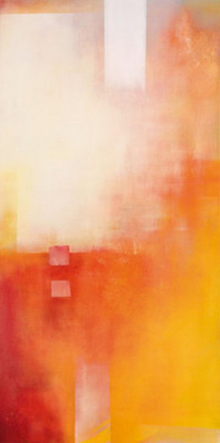 50cm x 100cm Rot III von Marta Peuckert