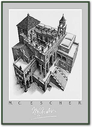 Treppauf und Treppab von ESCHER