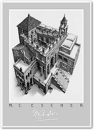 Treppauf und Treppab von ESCHER