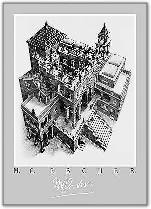 Treppauf und Treppab von ESCHER