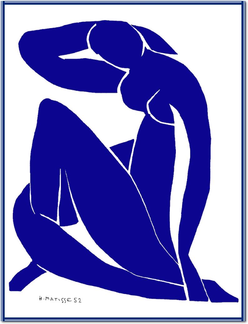 Nu bleu II von MATISSE