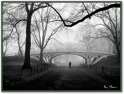 Gothic Bridge, Central Park NYC von SILBERMAN