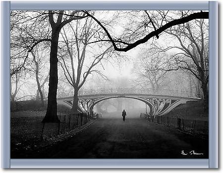 Gothic Bridge, Central Park NYC von SILBERMAN
