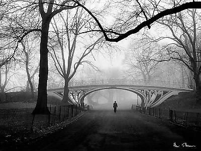 Gothic Bridge, Central Park NYC von SILBERMAN