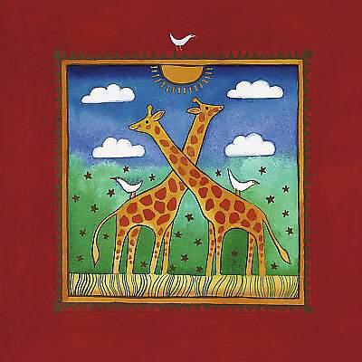 Two little giraffes von EDWARDS, LINDA