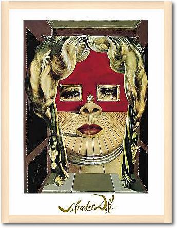 Il volto di Mae West von DALÍ